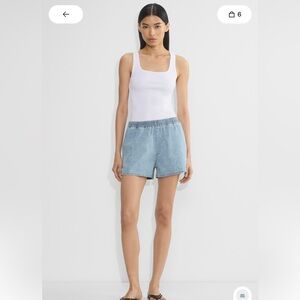 Aritzia denim jean shorts size small